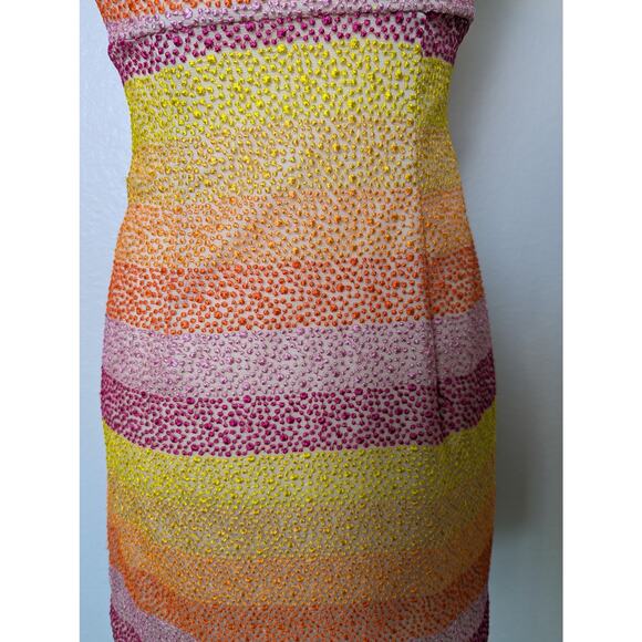 Show Me Your Mumu Clarissa Fiesta Sunset Stripe Mini Dress Women Size XS Hoco - Picture 9 of 15